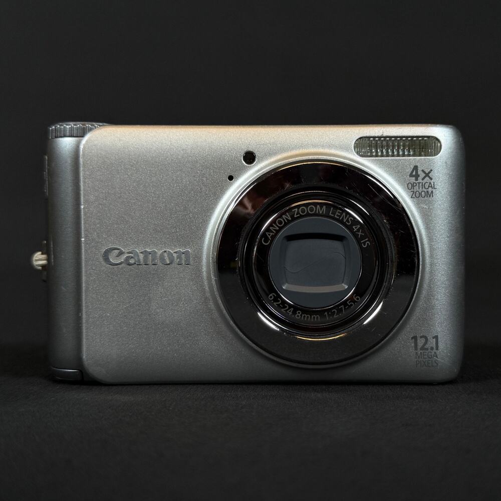 Canon PowerShot A3100 IS 12.1 MP Digital Camera Silver PC1474 FOR PARTS/REPAIR